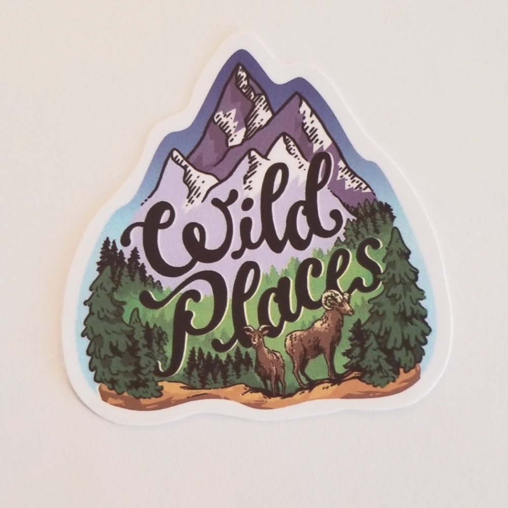 10/$10 Wild Places Sticker